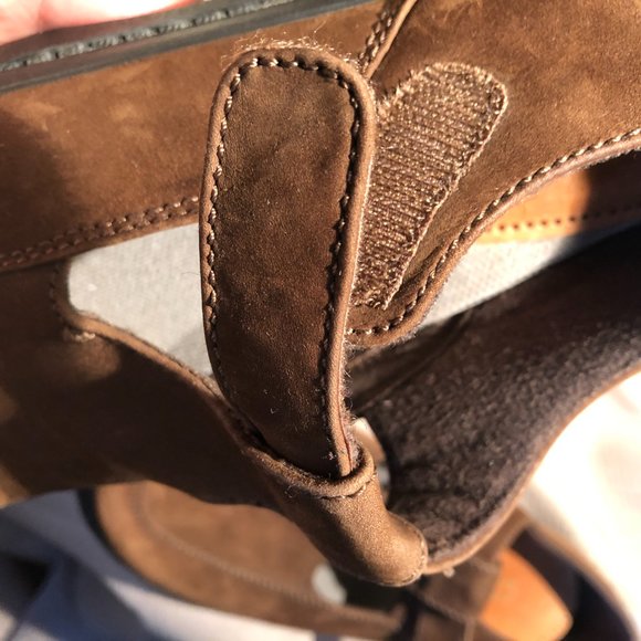 Easyspirits women Brown Nubuck Velcro, 7.5W - Picture 9 of 12